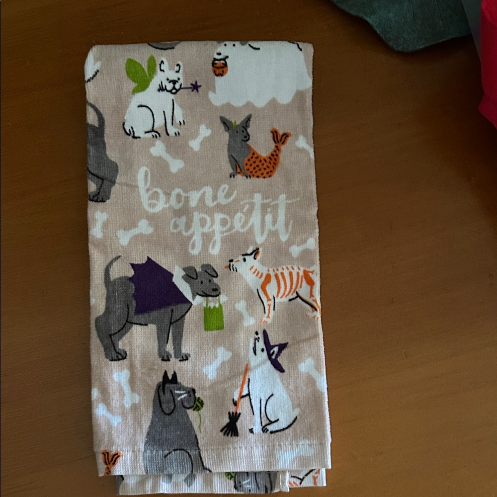 Dog Print Kitchen Towel